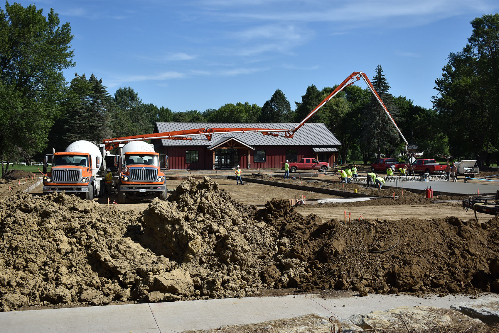 Children's Park parking lot takes shape
